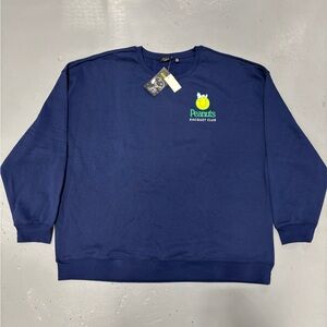 Peanuts Crewneck Sweater -‎ Navy Blue